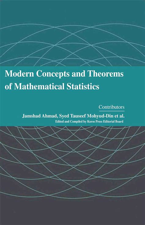 Modern Concepts and Theorems of Mathematical Statistics Kindle Editon