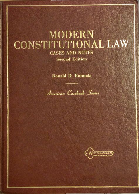 Modern Constitutional Law, Cases and Notes Ebook Epub
