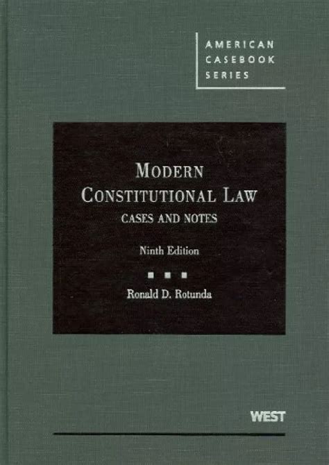 Modern Constitutional Law, Cases and Notes Ebook Epub