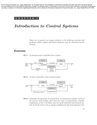 Modern Control Systems 12e Solutions Reader