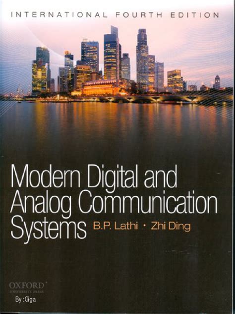 Modern Digital Analog Communication Systems 4th Edition Solutions Epub