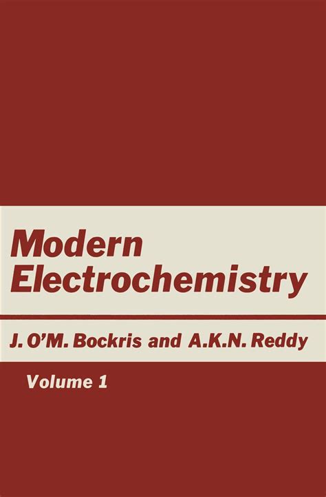 Modern Electrochemistry An Introduction to an Interdisciplinary Area 1st Edition PDF