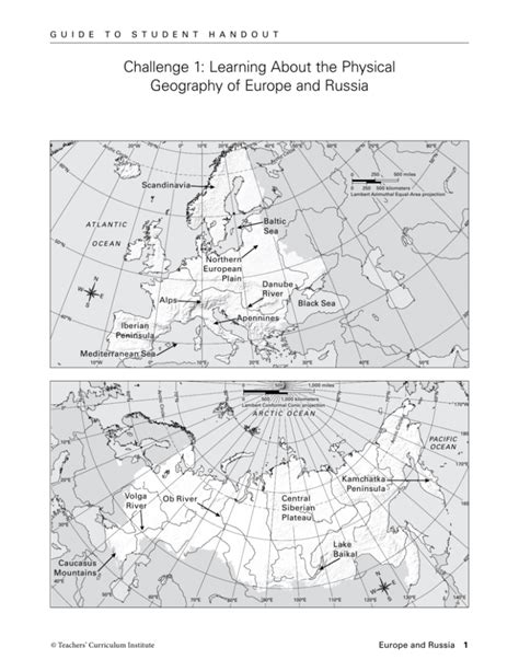 Modern Europe Geography Challenge Teacher Answers Epub