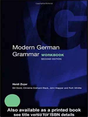 Modern German Grammar Workbook Epub