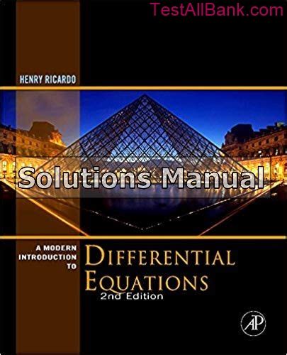 Modern Introduction To Differential Equations Solutions Manual Epub