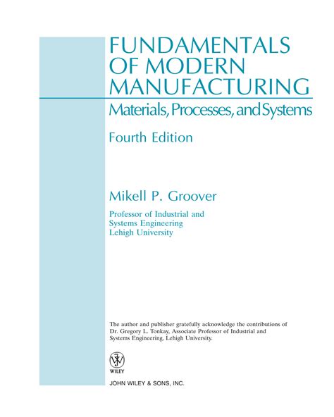 Modern Materials And Manufacturing Processes Answers Epub