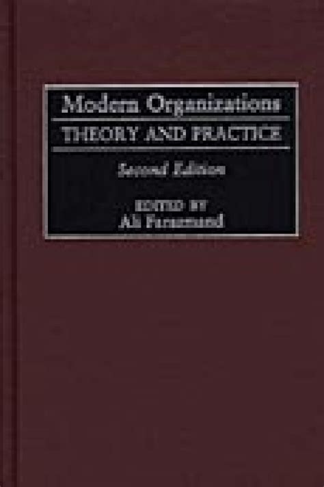 Modern Organizations Theory and Practice PDF