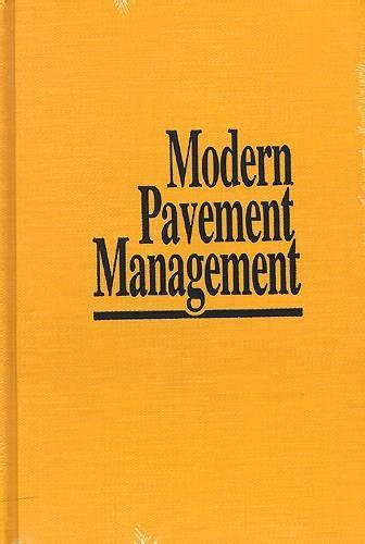 Modern Pavement Management Ebook Reader