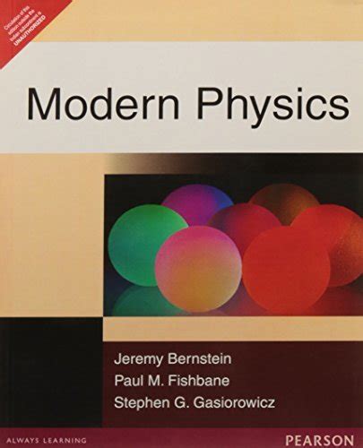 Modern Physics Bernstein Fishbane Gasiorowicz Solutions PDF