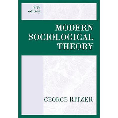 Modern Sociological Theory (Paperback) PDF