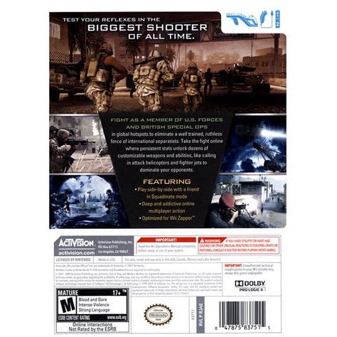 Modern Warfare Reflex Edition Wii: The Ultimate Gaming Experience