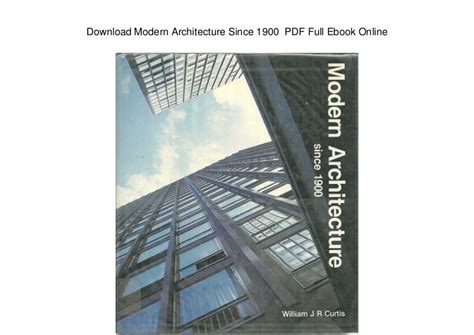 Modern.Architecture.Since.1900 Ebook Reader