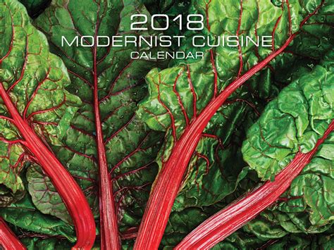 Modernist Cuisine 2018 Wall Calendar PDF