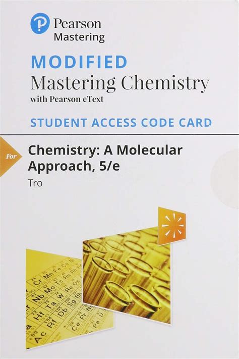 Modified Mastering Chemistry with Pearson eText Standalone Access Card for Principles of Chemistry A Molecular Approach 3rd Edition PDF