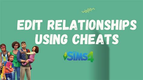 ModifyRelationship Cheat Sims 4: A Comprehensive Guide to Interpersonal Manipulation