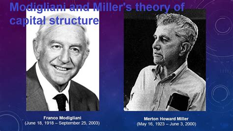 Modigliani et Miller: The Game-Changing Theory That Revolutionized Corporate Finance