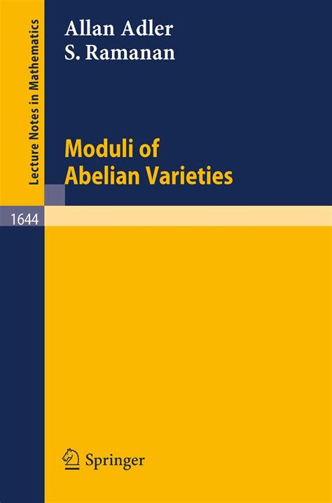 Moduli of Abelian Varieties 1st Edition PDF