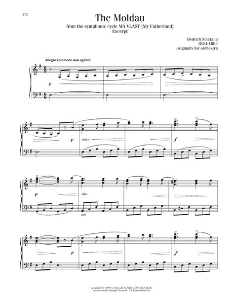 Moldau: Piano Solo Reader