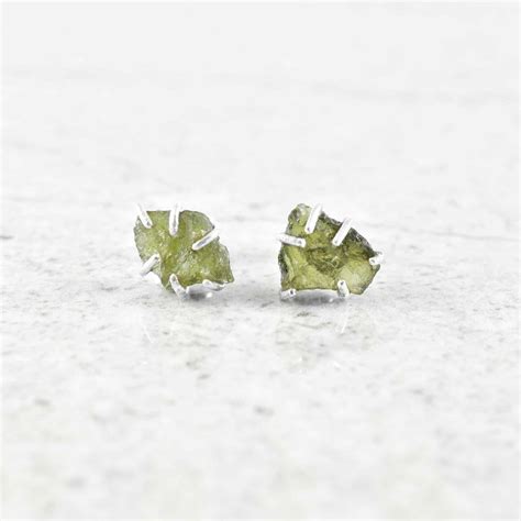 Moldavite Earrings: A Cosmic Talisman for Transformation and Healing