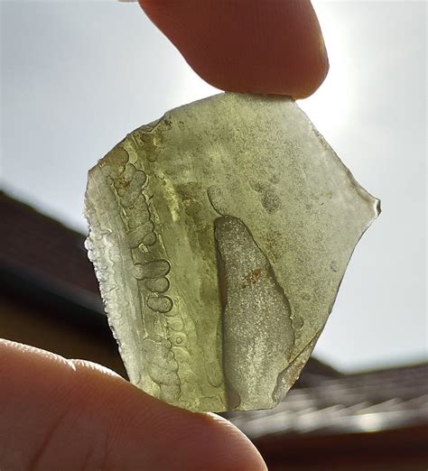 Moldavite is a rare type of glass that is only found in the Czech Republic.