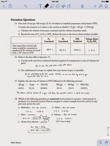 Mole Ratio Pogil Answer Key Kindle Editon