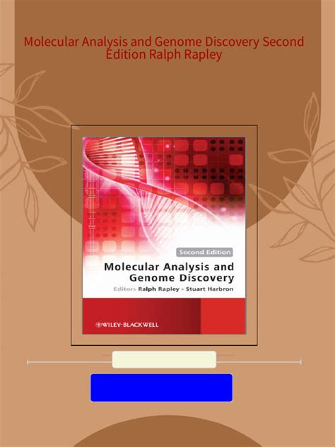 Molecular Analysis and Genome Discovery 2nd Edition Reader