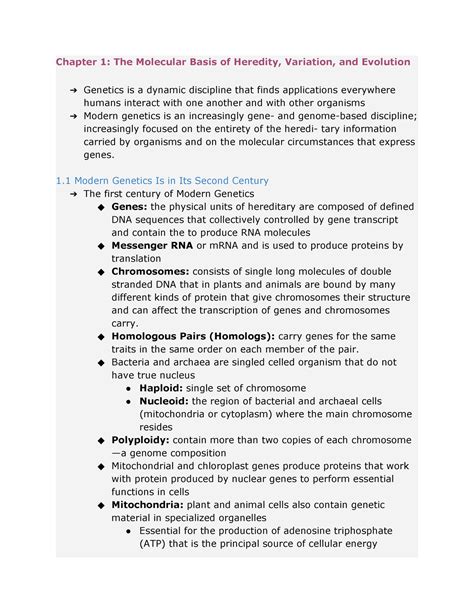 Molecular Basis Of Heredity Answer Key Reader