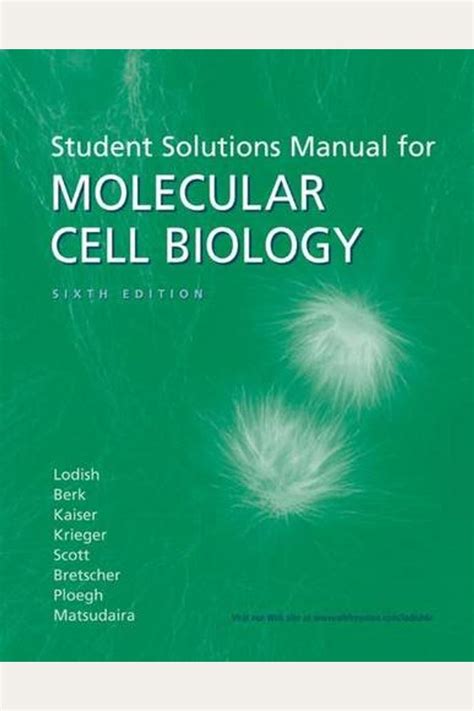 Molecular Cell Biology Solutions Manual Books Epub