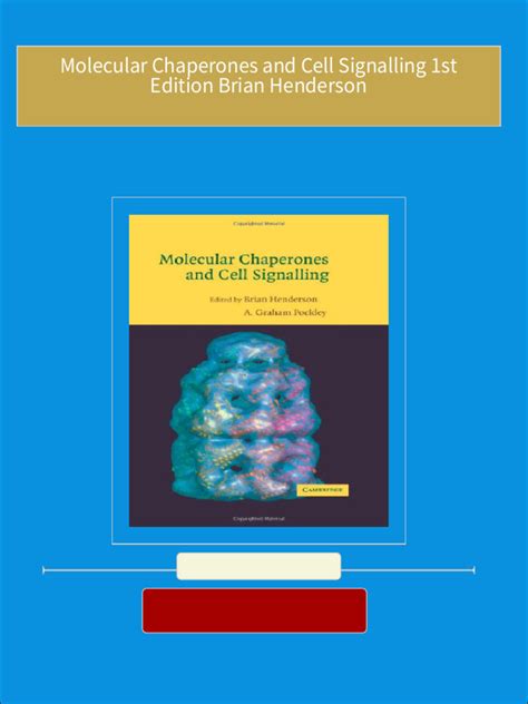 Molecular Chaperones 1st Edition PDF