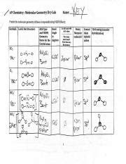 Molecular Geometry Pogil Answer Key Epub