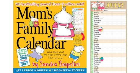 Mom s Family Wall Calendar 2017 Reader