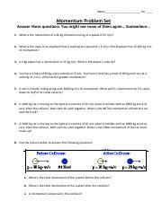 Momemtum Problems Cpo Science Answers Reader