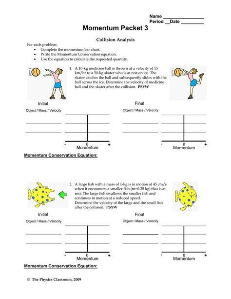 Momentum And Collisions Answer Key PDF