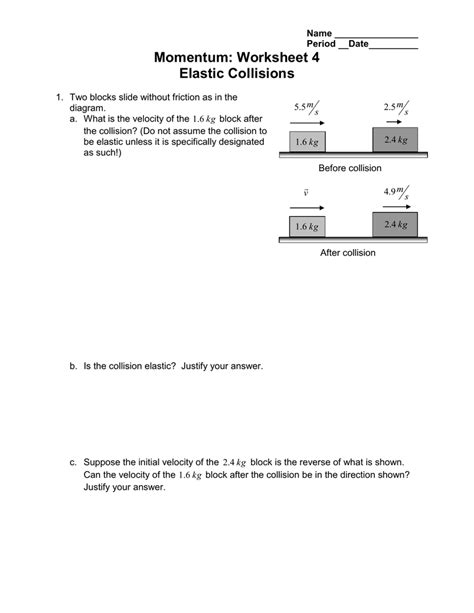 Momentum And Collisions Answers Doc