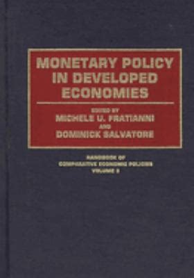 Monetary Policy in Developed Economies PDF