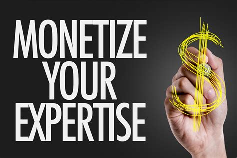 Monetize Your Expertise: