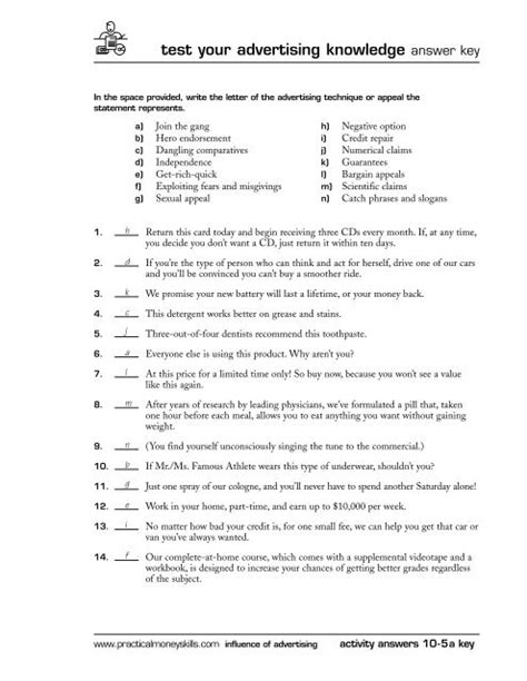 Money Skills Post Test Answers Epub