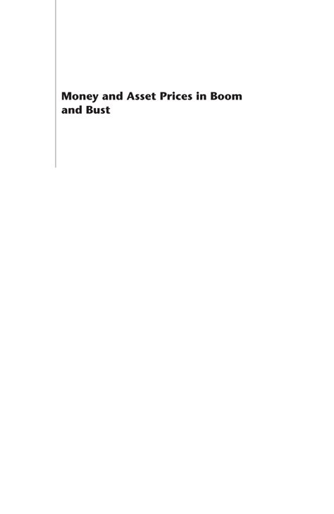 Money and Asset Prices in Boom and Bust Kindle Editon