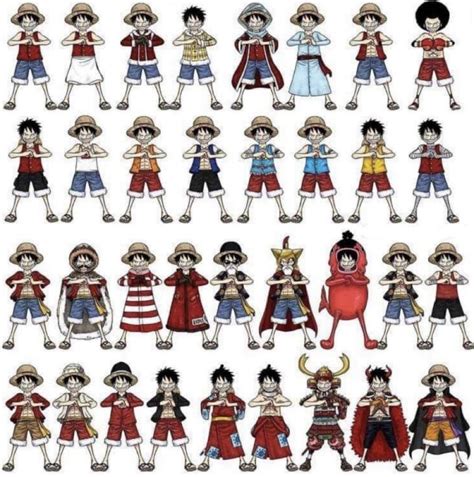 Monkey D. Luffy Outfits: A Comprehensive Collection