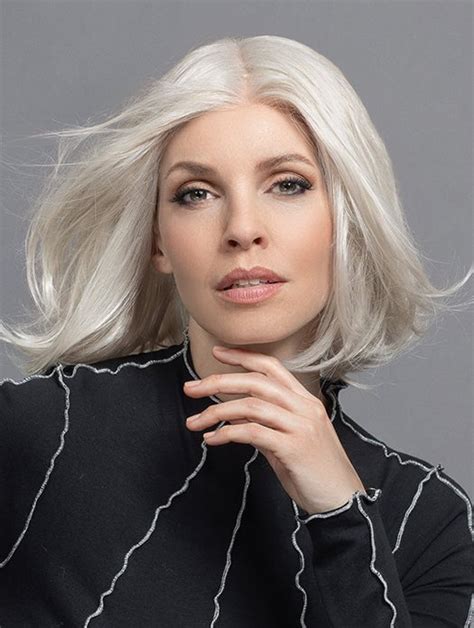 Monofilament Bobs Grey Chin Length Buy Human Hair 2025