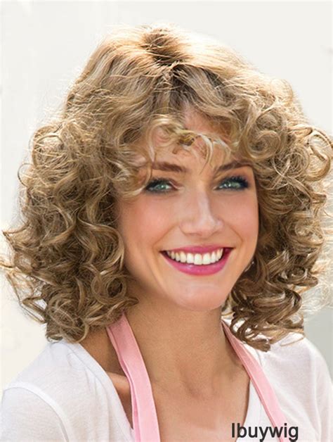 Monofilament Curly Shoulder Length Petite Wigs: 53% Off in 2025