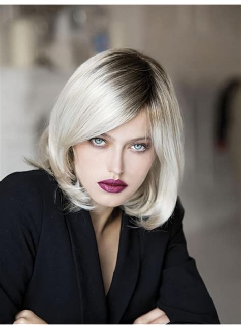 Monofilament Platinum Blonde Synthetic 12" Chin Length Bob Wigs: The Platinum Standard of 2025