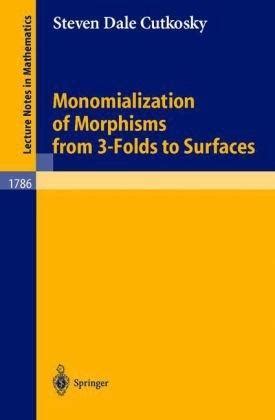 Monomialization of Morphisms from 3 Folds to Surfaces PDF