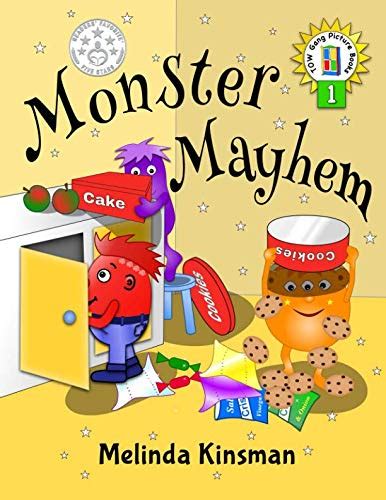 Monster Mayhem Funny Rhyming Bedtime Story Picture Book Beginner Reader Ages 3-7 Top of the Wardrobe Gang Picture 1