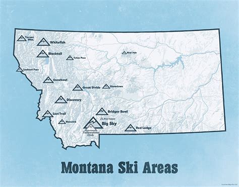 Montana Ski Resorts Map: Explore 23 of the Best