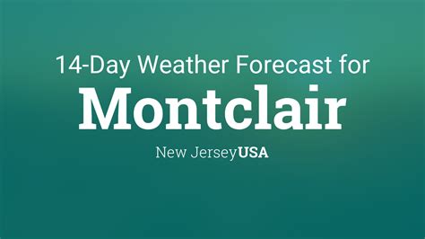 Montclair, New Jersey: Weather Predictions for Every Season