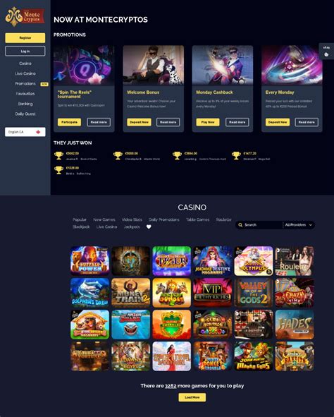 MonteCryptos Casino: An Unparalleled Gaming Extravaganza