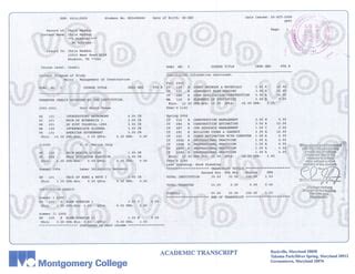 Montgomery College Transcript: Your Key to Success in Higher Education