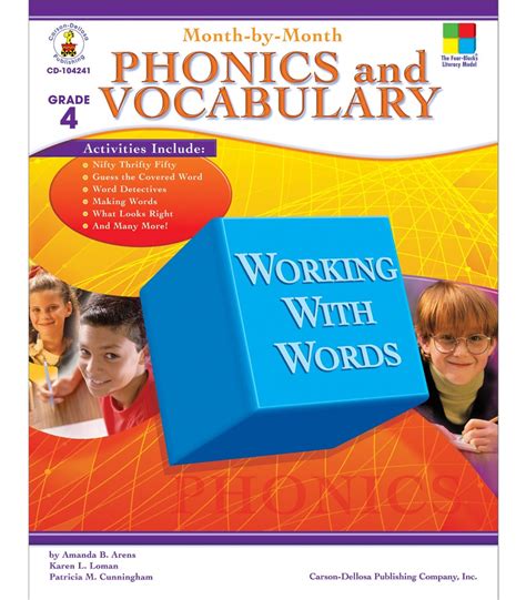 Month-by-Month Phonics and Vocabulary Grade 4 Reader