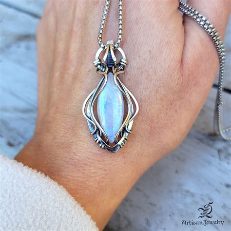 Moonstone Necklace: A Shimmering Talisman of Enchantment